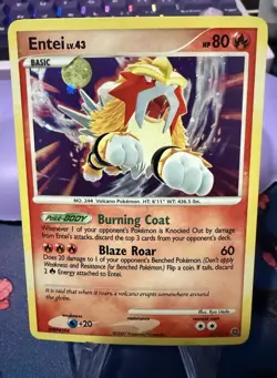 Pokemon ENTEI 4/132 4 Diamond & Pearl Secret Wonders 2007 Holo - NM - Image 1