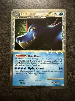Feraligatr PRIME Pokemon TCG Heartgold Soulsilver 108/123 - Image 1