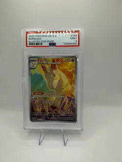 Pokemon 2025 Destined Rivals Rapidash #189/182 PSA 9 - Image 1