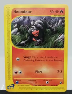 Pokemon Aquapolis Houndour Common (86/147) LP - FREE TRACKED SHIPPING - Image 1