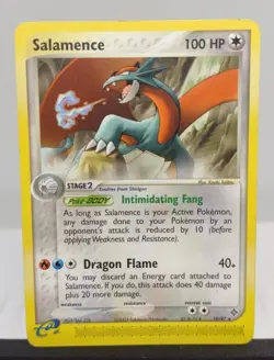 Pokemon SALAMENCE 19/97 EX Dragon Rare LP Non Holo - FREE SHIPPING - Image 1