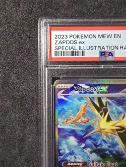 Zapdos Ex #202/165(2023) Special Illustration Rare - Pokemon 151 PSA Mint 9!💎💎 - Image 4