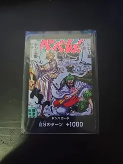 DON !! Card Zoro-Juurou & San-Gorou OP-06 Wings of Captain - ONE PIECE Card Game - Image 1