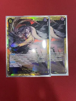 x2 Crocodile OP14-120 SEC One Piece Cards - Image 1