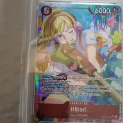 2025 ONE PIECE OP11-A FIST OF DIVINE SPEED #010 HIBARI ALT ART PSA 10 - Image 1
