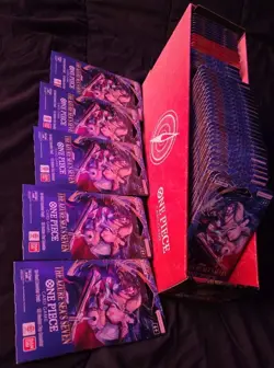 (10) One Piece TCG: The Azure Sea's Seven Sleeved Booster OP-14 English. - Image 1