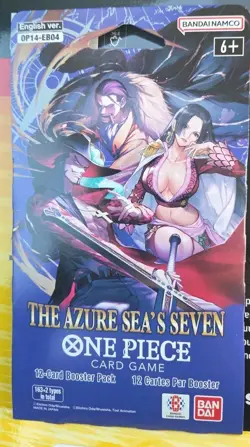 (10) One Piece TCG: The Azure Sea's Seven Sleeved Booster OP-14 English. - Image 2
