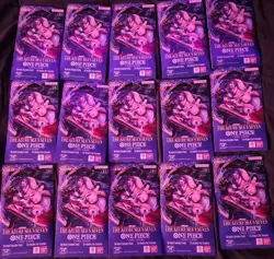 (10) One Piece TCG: The Azure Sea's Seven Sleeved Booster OP-14 English. - Image 3