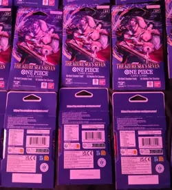 (10) One Piece TCG: The Azure Sea's Seven Sleeved Booster OP-14 English. - Image 4
