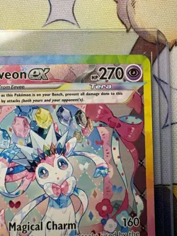 Pokemon TCG Sylveon EX Card Sir 156/131 Prismatic Evolutions English - Image 3