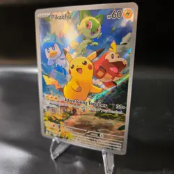 Pikachu 027 Pokemon Card - Paldea Evolved Black Star Promo - NM - Image 2