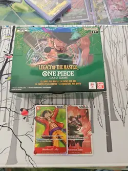 ONE PIECE CARD: LEGACY OF THE MASTER BOOSTER BOX READ *OPEN* 20 RARE 4 SR* 300 - Image 1