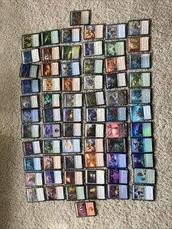 Magic the Gathering Lot 68 Cards Collection Rare With Many Holographic Cards ￼ - Image 1