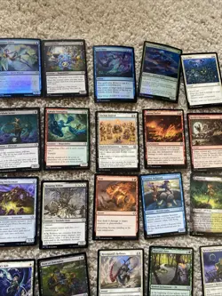 Magic the Gathering Lot 68 Cards Collection Rare With Many Holographic Cards ￼ - Image 4