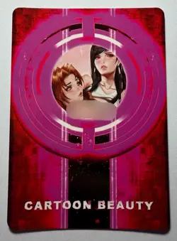 SEXY HEROINE WAIFU Tifa & Aerith FINAL FANTASY ACG PREMIUM HOLO CARD NM - Image 2