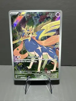 Pokemon Card - Zacian 100/094 Me02: Phantasmal Flames Holo NM - Image 1