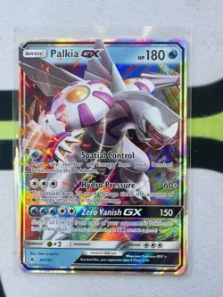 Palkia GX 101/156 Ultra Prism Holo Ultra Rare Pokemon Card Sun & Moon NM - Image 1