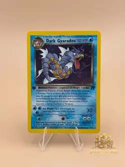 Pokemon Dark Gyarados Holo Rare TCG Card 1st Edition 8/82 Near Mint Condition - Image 1