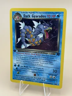 Pokemon Dark Gyarados Holo Rare TCG Card 1st Edition 8/82 Near Mint Condition - Image 3