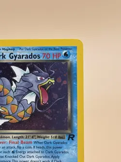 Pokemon Dark Gyarados Holo Rare TCG Card 1st Edition 8/82 Near Mint Condition - Image 5