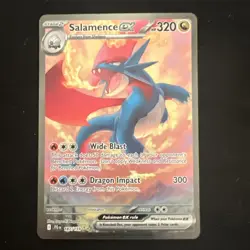 Pokemon TCG Salamence EX Journey Together Special Illustration Rare Card 187/159 - Image 1