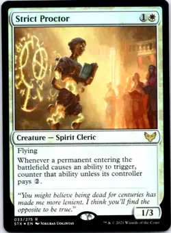 Strict Proctor (Foil) Strixhaven: School of Mages, 33 NM - Image 1