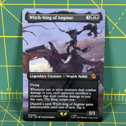 MTG Lord of the Rings Witch-King of Angmar BORDERLESS LOTR 0423 non foil Mythic - Image 1