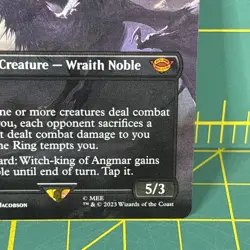 MTG Lord of the Rings Witch-King of Angmar BORDERLESS LOTR 0423 non foil Mythic - Image 5