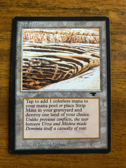 Strip Mine - MTG - Rare - No Sky No Tower Artwork - Image 1