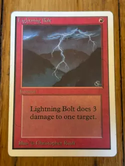Lightning Bolt - MTG - - Image 1