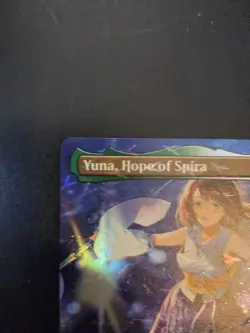 MTG - Yuna, Hope of Spira (Borderless) 571 (Chocobo Track Foil) - FINAL FANTASY - Image 2