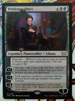 Professor Onyx - Commander Duskmourn - MTG - Magic - Near Mint - Image 1