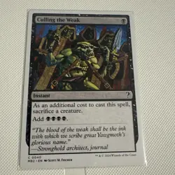 Culling the Weak 1x MtG Mystery Booster 2 White Border MB2 SP/NM - Image 1