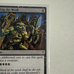 Culling the Weak 1x MtG Mystery Booster 2 White Border MB2 SP/NM - Image 4