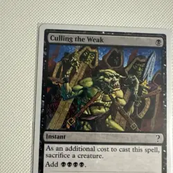Culling the Weak 1x MtG Mystery Booster 2 White Border MB2 SP/NM - Image 5