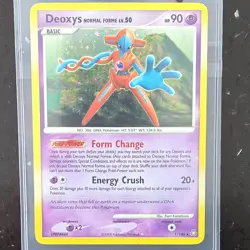 NM! Pokemon Deoxys Normal Forme 1/146 Legends Awakened Holo Rare 2008 - Image 1