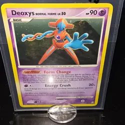 NM! Pokemon Deoxys Normal Forme 1/146 Legends Awakened Holo Rare 2008 - Image 4