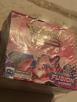 Pokemon Sword & Shield Fusion Strike Booster Box Sealed w/ Acrylic Case - Image 2