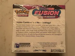 Pokemon Sword & Shield Fusion Strike Booster Box Sealed w/ Acrylic Case - Image 5