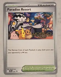 Pokemon World Championship 2025 English Paradise Resort SVP 224 Anaheim Promo #7 - Image 1