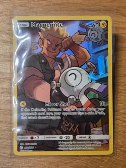 N-MINT! Magnemite (242/236) Sun & Moon Cosmic Eclipse Secret Rare Pokemon Card! - Image 1