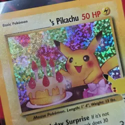 Pokemon TCG Birthday Pikachu #24 Celebrations 25th Anniversary - Image 1