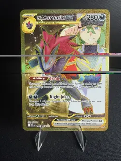 N's Zoroark ex Hyper Rare 189/159 NM/M SV09: Journey Together Pokemon TCG - Image 3