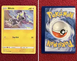 Pokemon Miscut Error Inverted Back Blitzle Vivid Voltage 053/185 NM/MT - Image 1