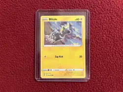 Pokemon Miscut Error Inverted Back Blitzle Vivid Voltage 053/185 NM/MT - Image 2