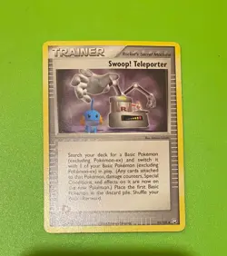 Pokemon TCG Trainer Swoop! Teleporter Card 92/109 - Image 1