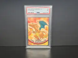 1999 Topps Pokemon TV Charizard #6 PSA 7 - Image 4