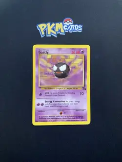 Pokemon TCG Gastly Fossil 33/62 Regular LP. - Image 1