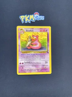 Pokemon TCG Slowbro Fossil 43/62 Regular LP. - Image 1