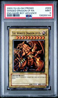 Yu-Gi-Oh! Winged Dragon Of Ra GBI-003 Ultra Rare PSA 9 Mint - Image 1